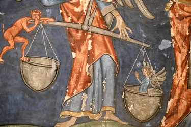 Saint-Pierre-le-Jeune Protestant Church, The Last Judgment Fresco, Strasbourg, France